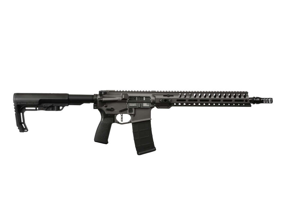 Rifles Long Guns Patriot Ordnance Factory Minuteman 300AACBlackout MINUTEMAN 300BLK 13.75" TUNG • 